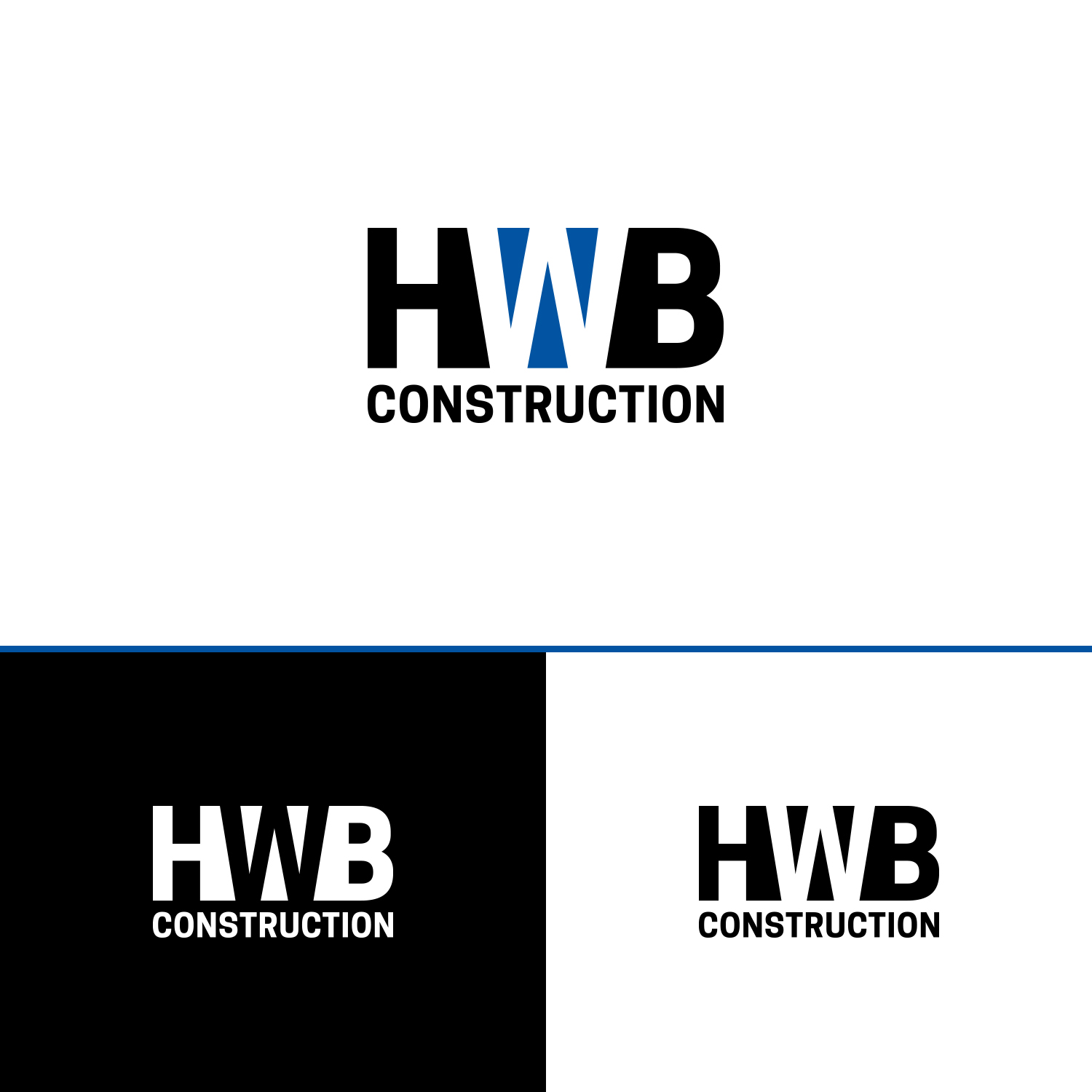 Logo Design by Grapismo Brand Studio for HWB Construction Ltd | Design #14385659