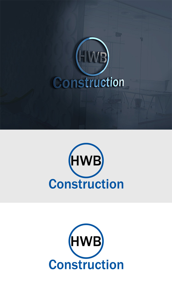 Logo Design by king solangi for HWB Construction Ltd | Design #14382847