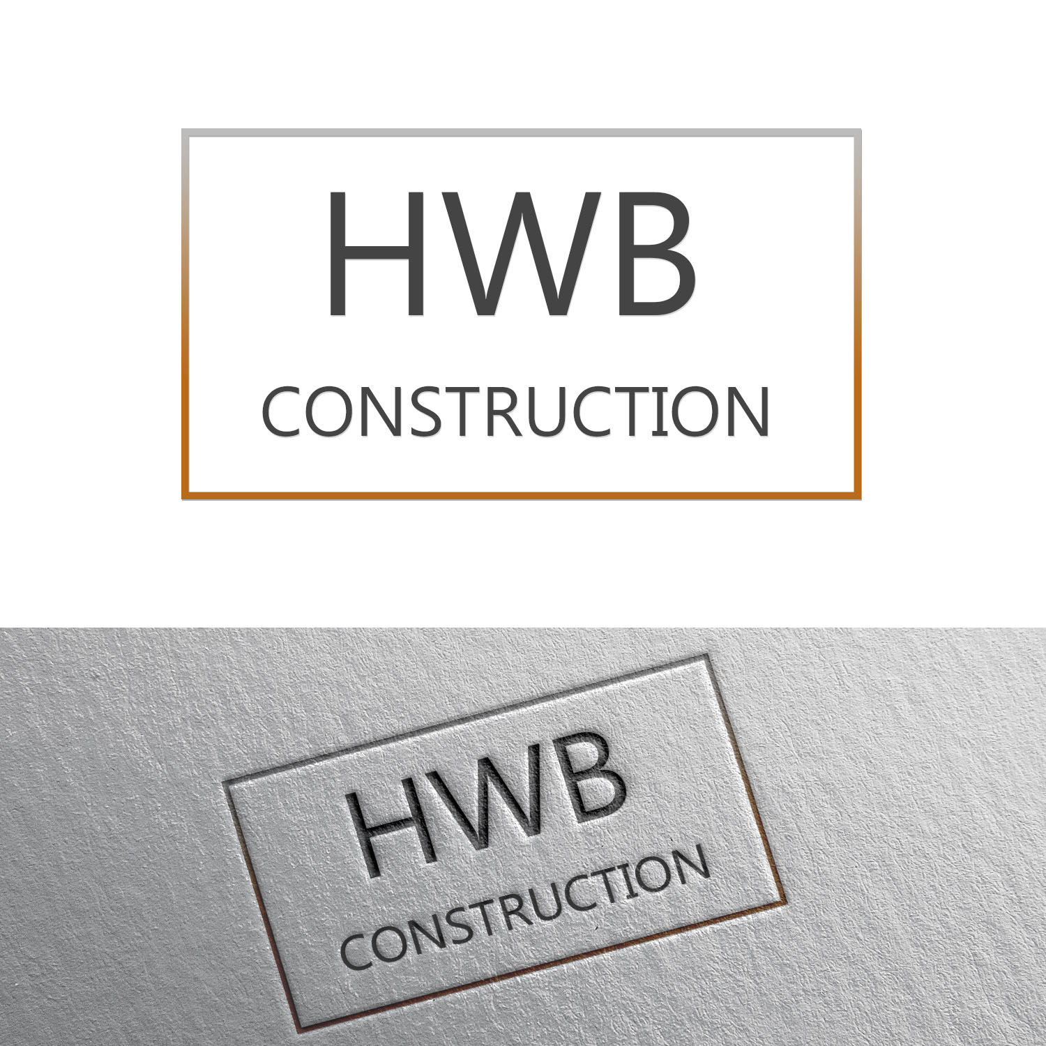 Logo Design by Sablerno for HWB Construction Ltd | Design #14384573