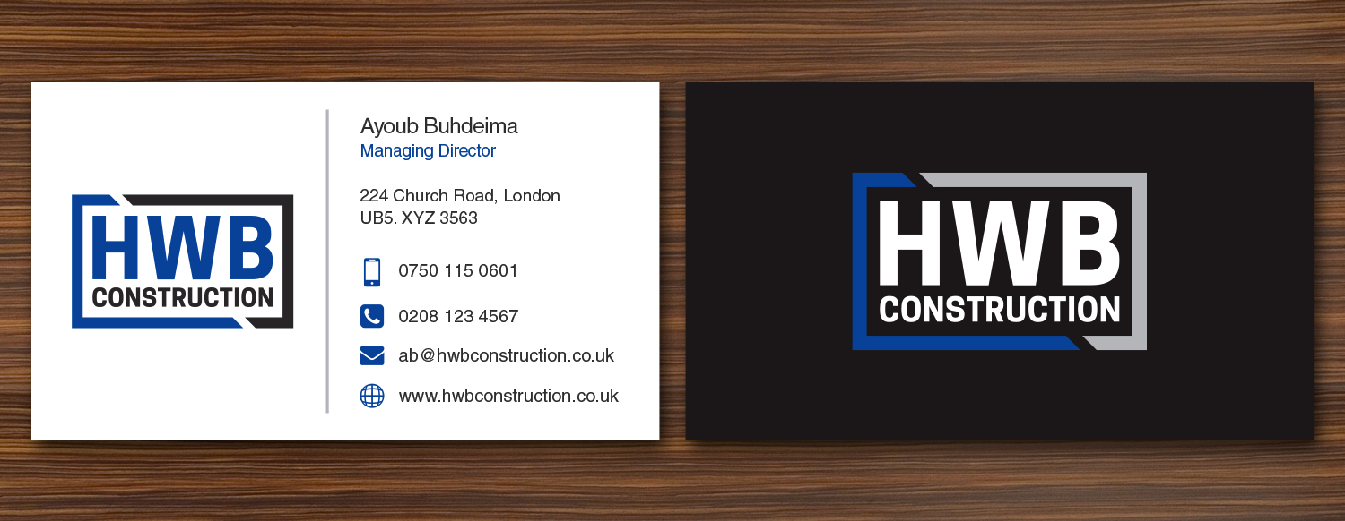 Design de Logo par Brandify Designs pour HWB Construction Ltd | Design #14383545