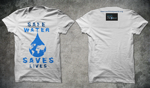 Water Our Thirsty World t shirt fundraiser | T-shirt Design by vjosh