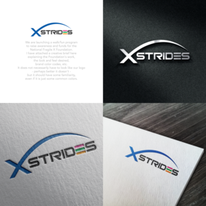 X Strides | Logo Design by Angkasa Official