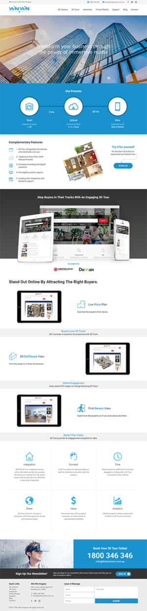 Wordpress Design by RupalTechno for Kempton Enterprises Pty Ltd | Design: #14397529