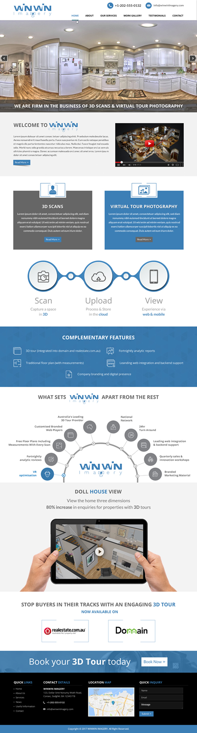 Wordpress Design by Sbss for Kempton Enterprises Pty Ltd | Design #14423403