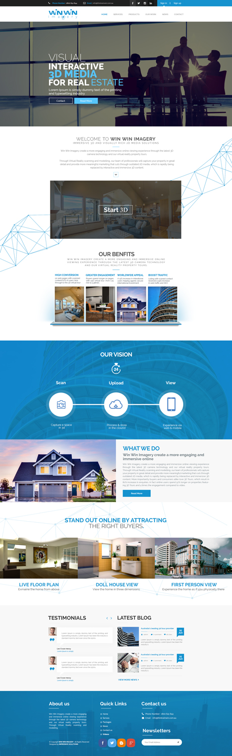 Wordpress Design by Impressive Sol for Kempton Enterprises Pty Ltd | Design #14439171