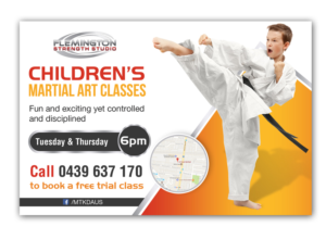 Flyer-Design von creative.bugs für Flemington Strength Studio | Design: #14370388
