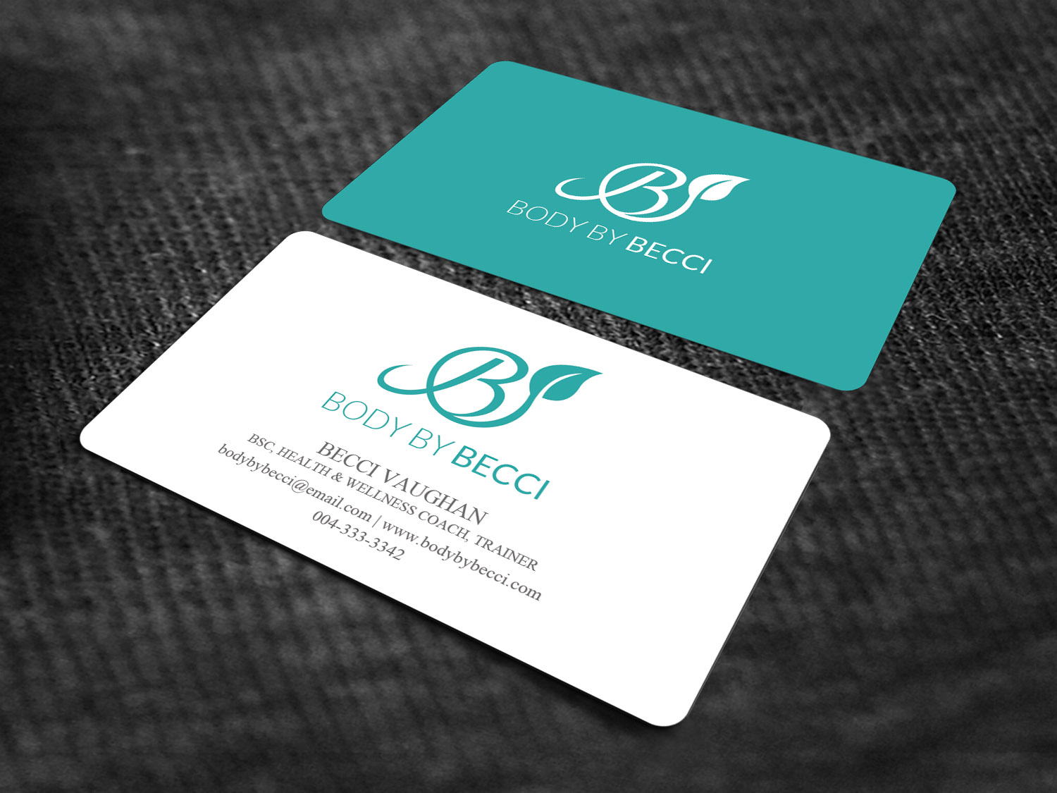 Diseño de Tarjeta de Presentación por Sandaruwan para Body By Becci | Diseño #14401117