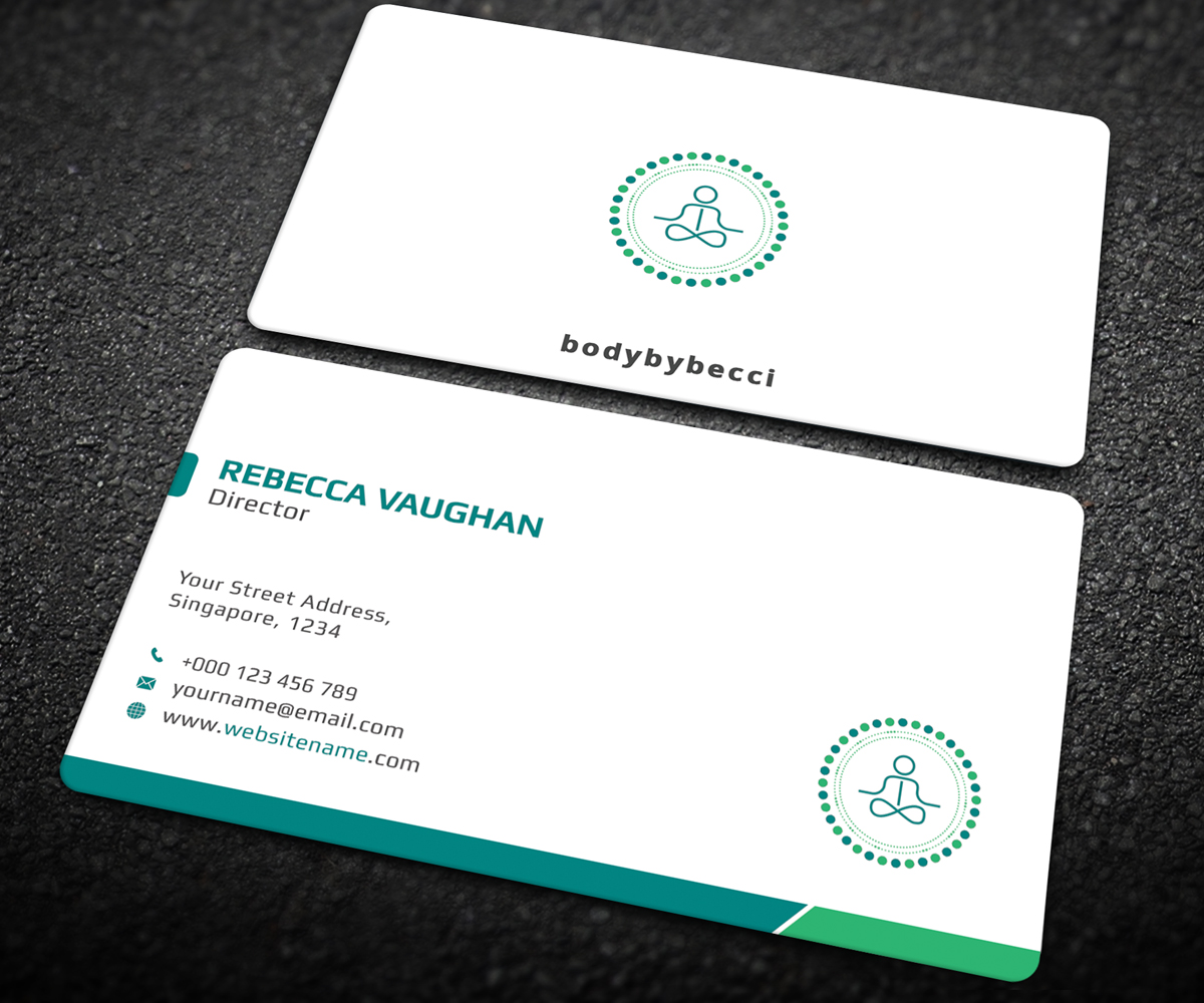 Design de Carte de Visite par Graphic Flame pour Body By Becci | Design #14396352