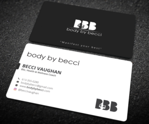 Business Card Design by Graphic Flame for Body By Becci | Design: #14411284