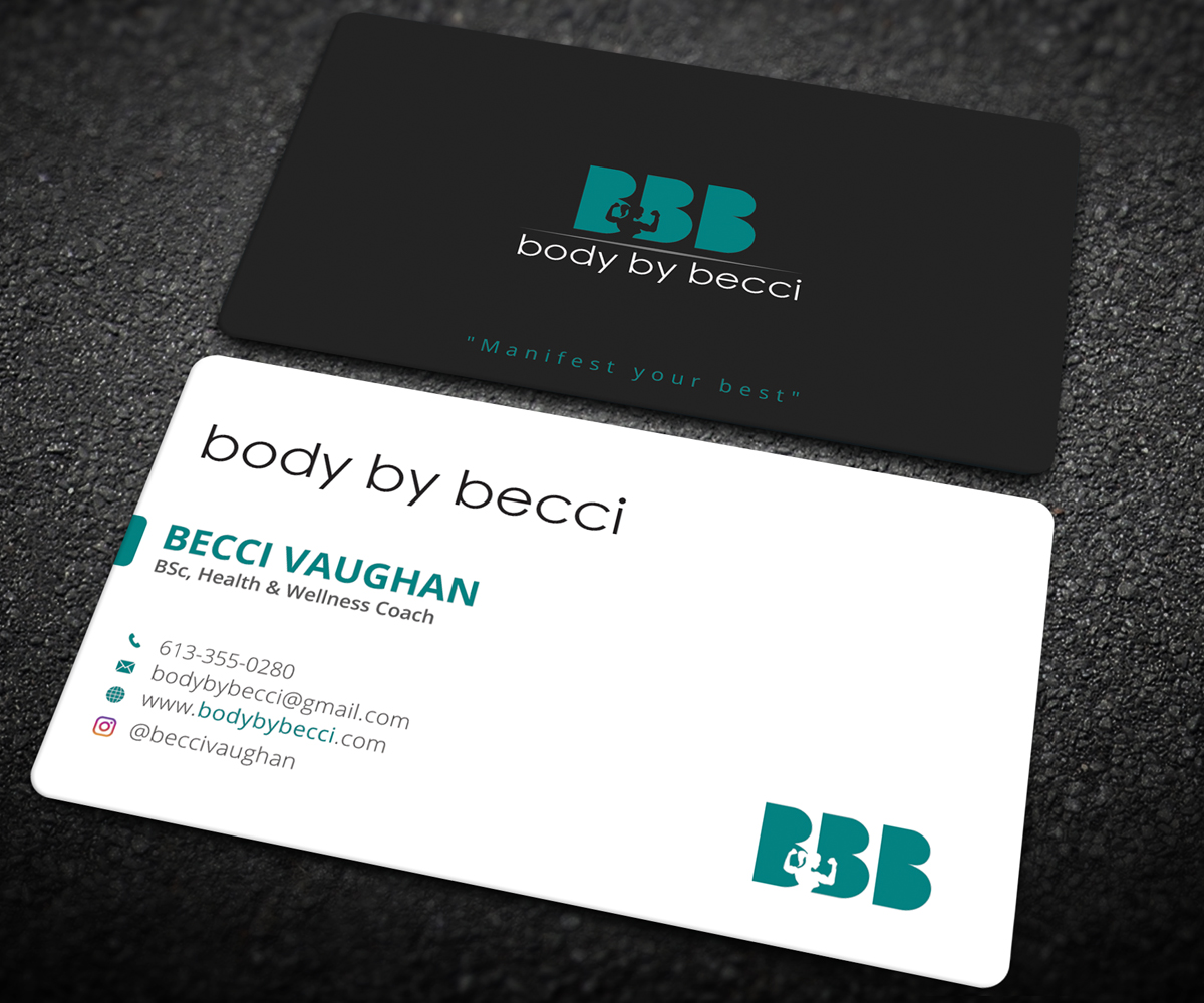 Business Card Design by Graphic Flame for Body By Becci | Design #14411285
