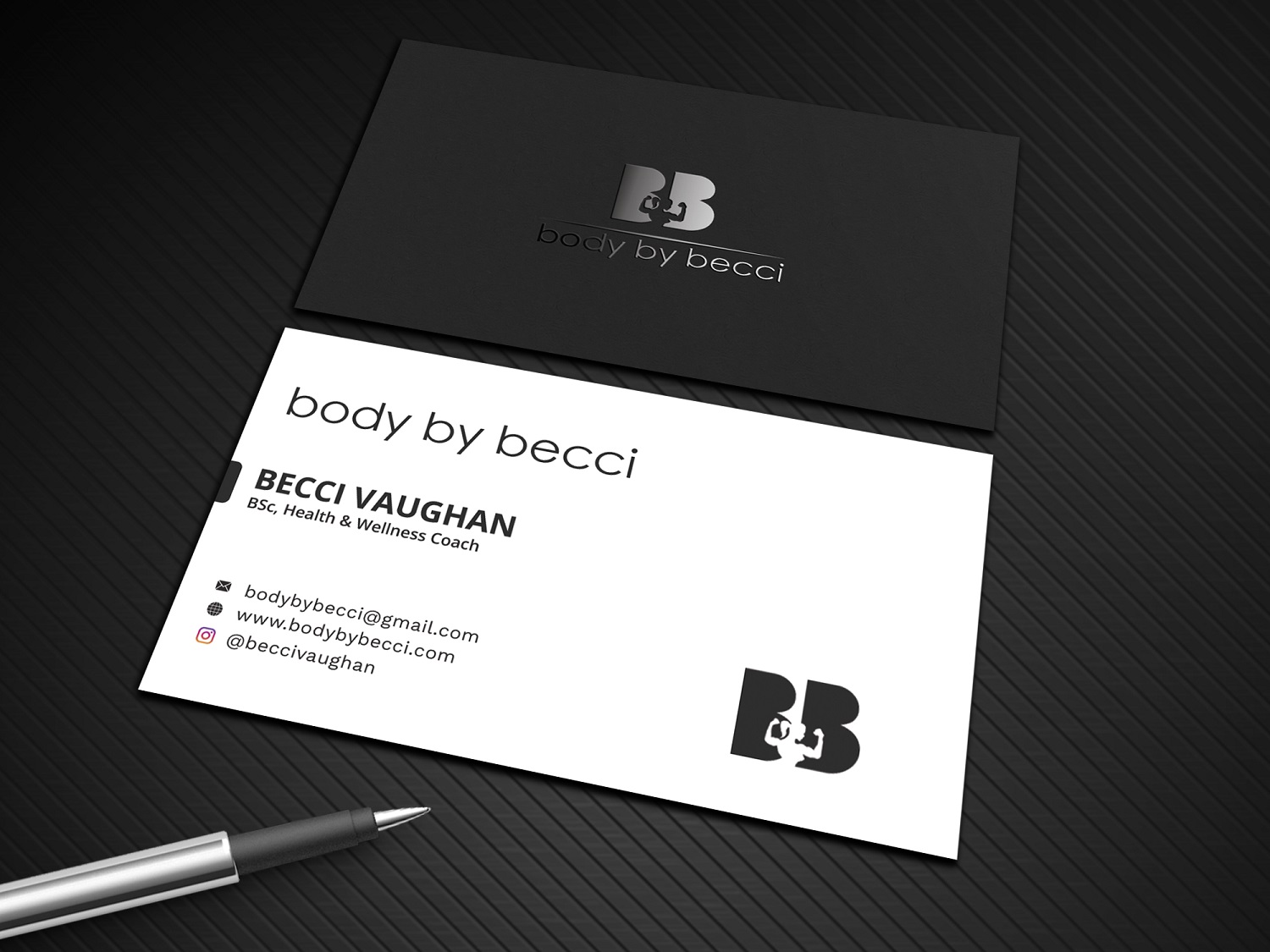 Diseño de Tarjeta de Presentación por Graphic Flame para Body By Becci | Diseño #14414623