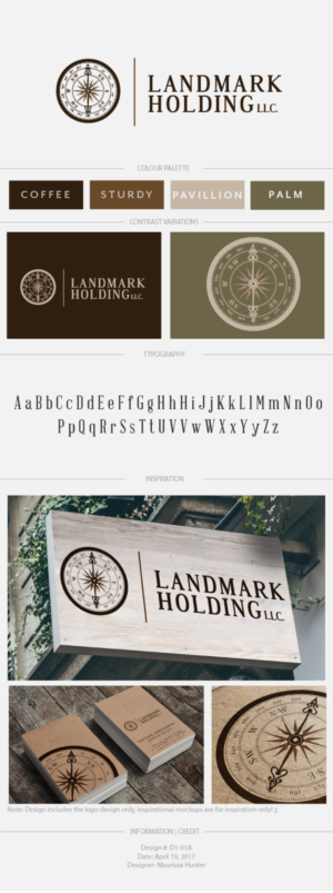 Logo Design by Maurissahunter for Landmark Holding LLC | Design #14508521
