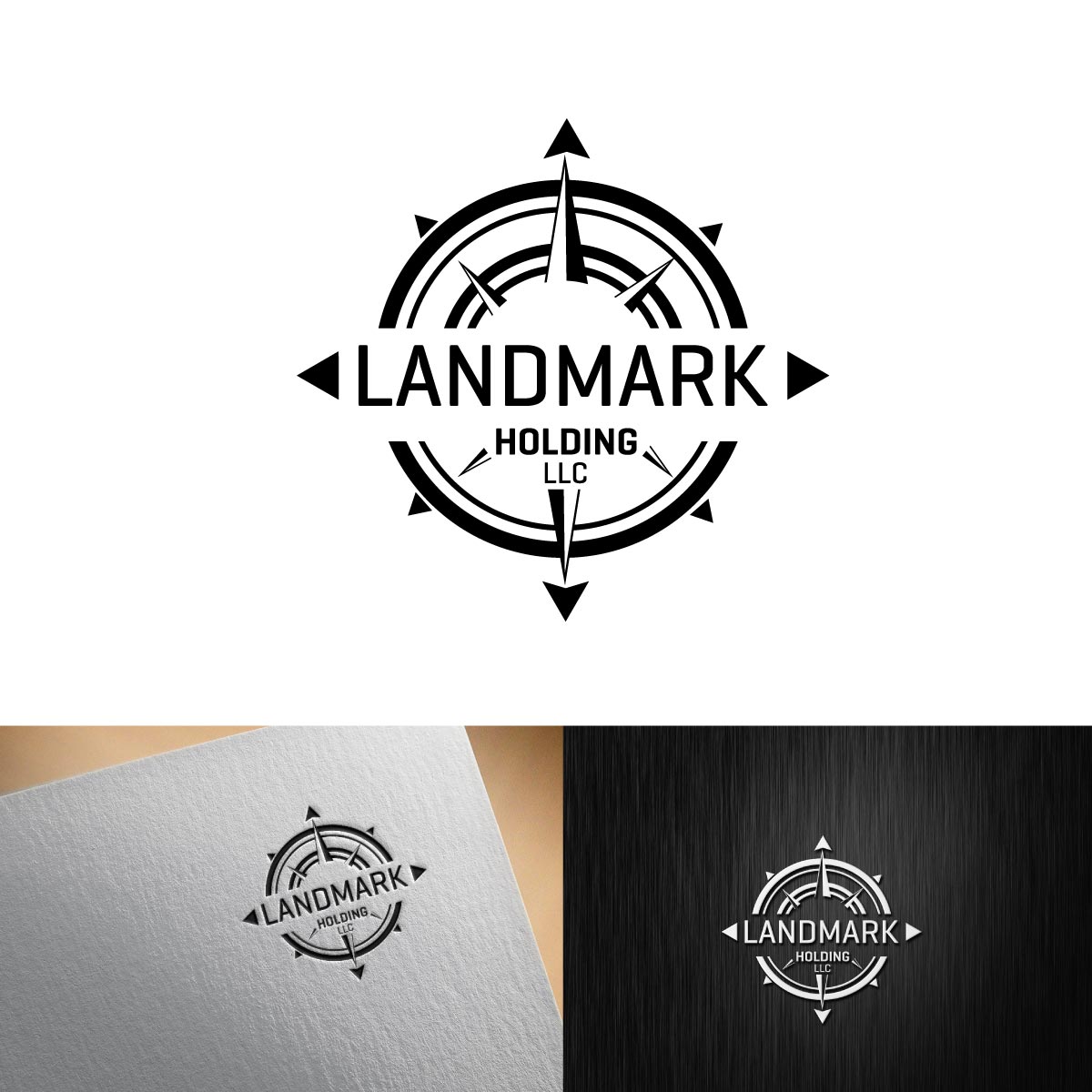 Logo Design by johnnyblackman for Landmark Holding LLC | Design #14436000