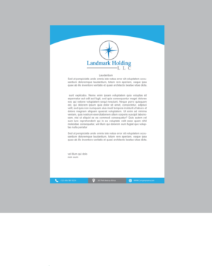 Logo Design by Adda design for Landmark Holding LLC | Design: #14484533