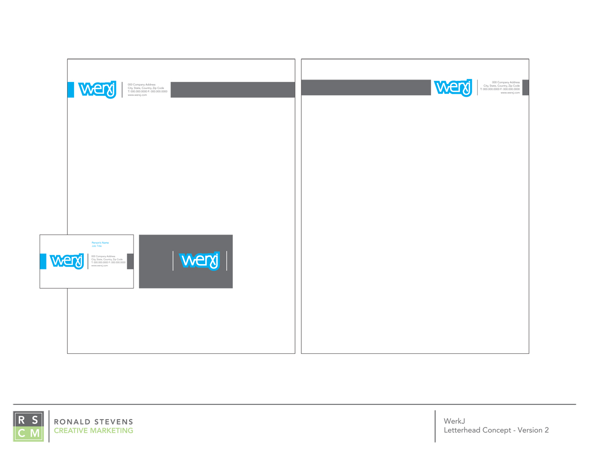 Diseño de Membrete por Ronald Stevens CGD para werxj | Diseño #2557290