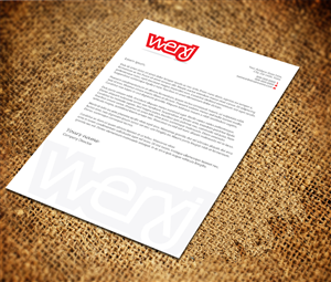 Letterhead Design by Sarmishtha Chattopadhyay_loginchange for werxj | Design: #2527737