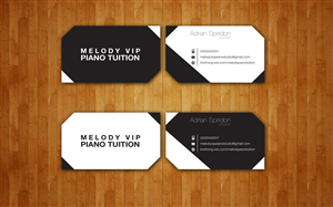 Melody VIP Piano Tuition | Visitenkarten-Design von hirundo.design