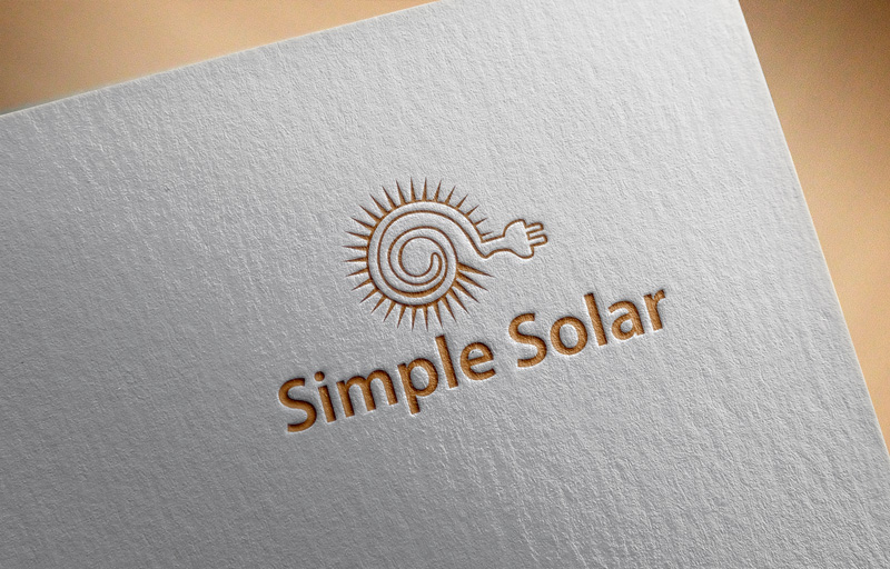Logo Design by mojibur1993 for Simple Solar Inc | Design #14437254