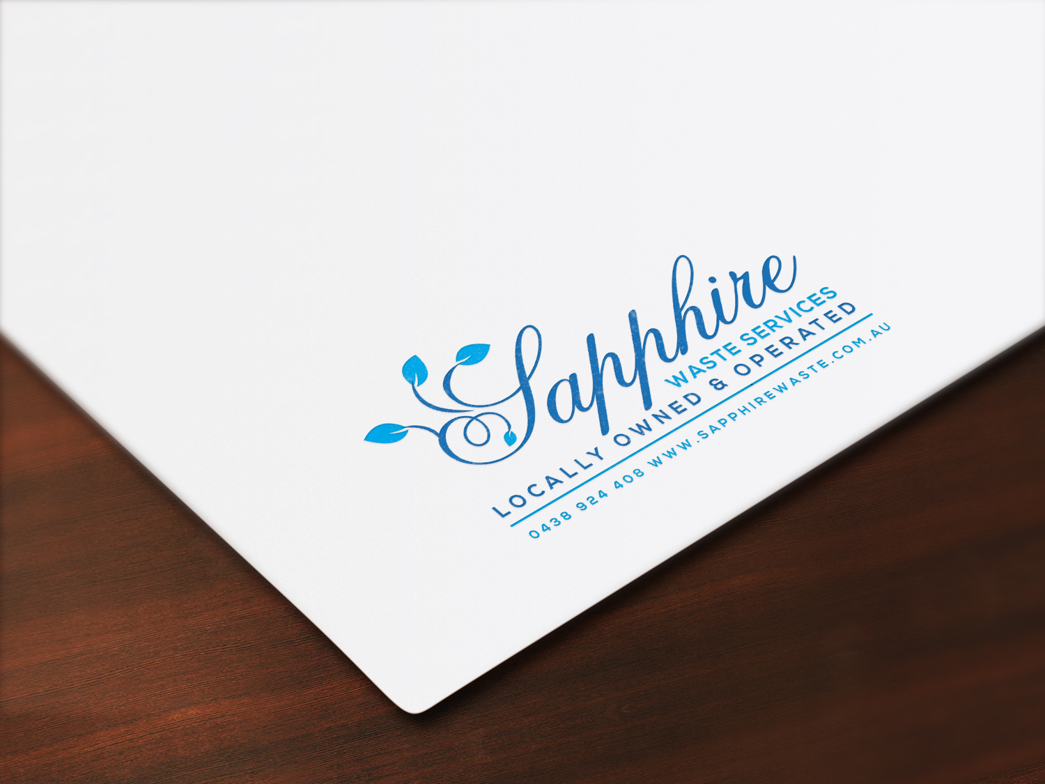 Logo Design by IMD-HUB for Sapphire Waste Services | Design #14477452