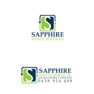 Logo Design by TB Designs for Sapphire Waste Services | Design: #14491173