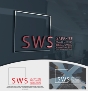 Logo Design by Renewable for Sapphire Waste Services | Design: #14535865
