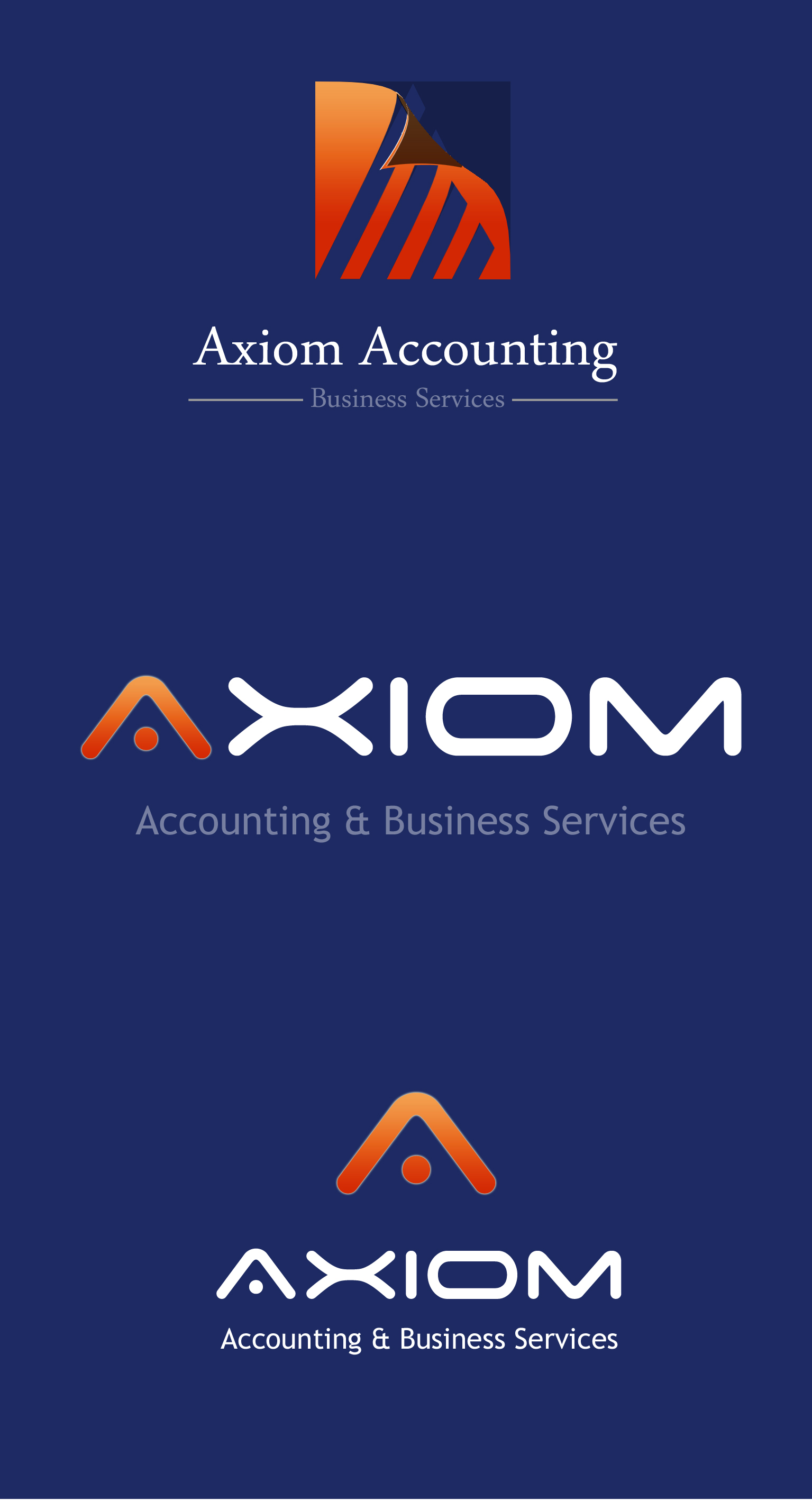 Logo Design by martinwalker.eu for Axiom Accounting & Business Services | Design #36494