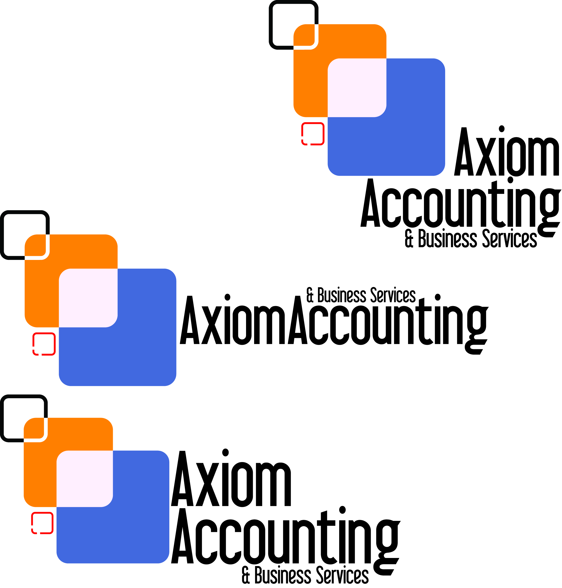 Logo Design by Marek Design for Axiom Accounting & Business Services | Design #36441