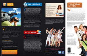 Brochure Design by DesignFive for Blacksmith Marketing | Design: #568432