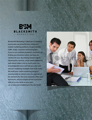 Brochure Design by ganz abecia for Blacksmith Marketing | Design: #569811