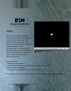 Brochure Design by ganz abecia for Blacksmith Marketing | Design: #569814