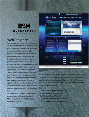Brochure Design by ganz abecia for Blacksmith Marketing | Design: #569815