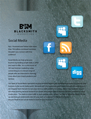 Brochure Design by ganz abecia for Blacksmith Marketing | Design: #569818
