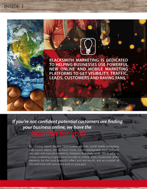 Brochure Design by san011 for Blacksmith Marketing | Design: #569834