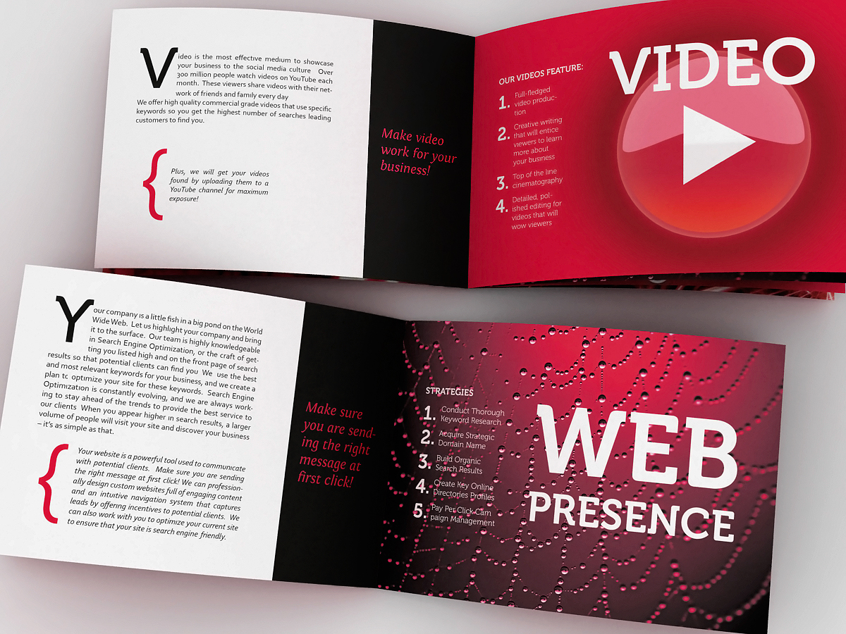 Brochure Design by Bogi for Blacksmith Marketing | Design #567496