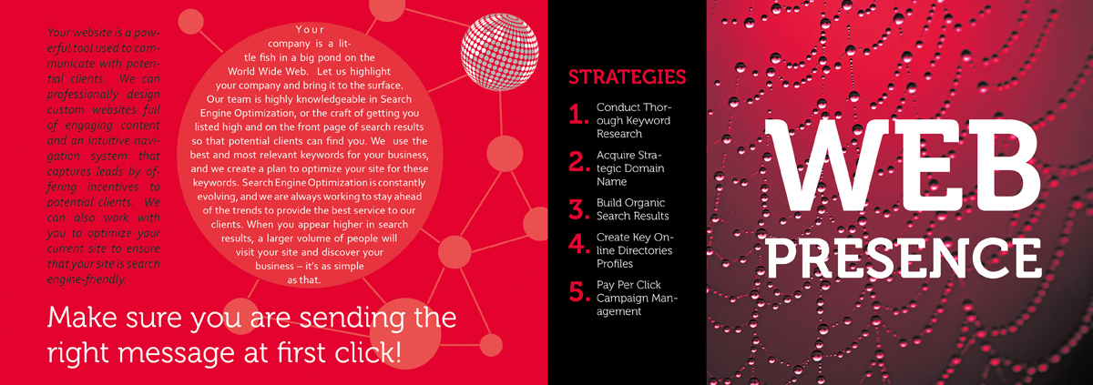 Brochure Design by Bogi for Blacksmith Marketing | Design #571443