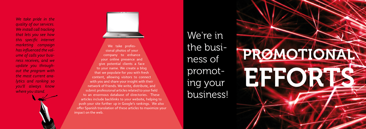 Brochure Design by Bogi for Blacksmith Marketing | Design #571446