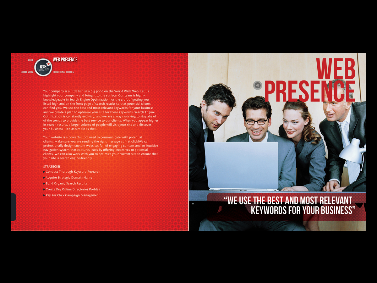 Brochure Design by chawije for Blacksmith Marketing | Design #565749