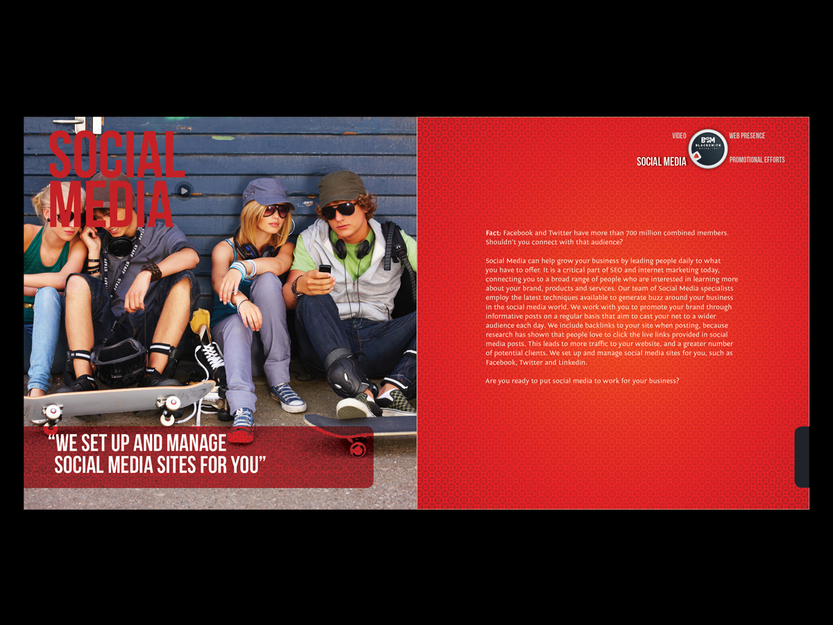 Brochure Design by chawije for Blacksmith Marketing | Design #565754