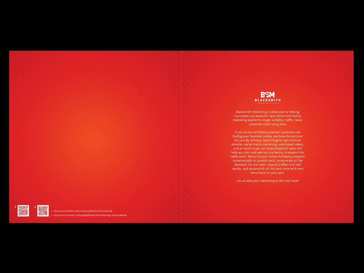 Brochure Design by chawije for Blacksmith Marketing | Design #568139