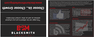 Brochure Design by Nitish for Blacksmith Marketing | Design #566779