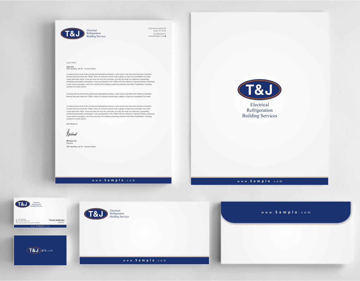 Stationery Design by AwsomeD for T&J | Design #14501907