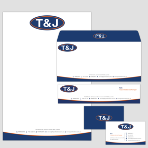 Design de Papeterie par Shabnum Khan pour T&J | Design : #14469713