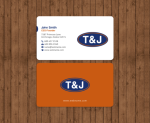 Design de Papeterie par chandrayaan.creative pour T&J | Design : #14422747