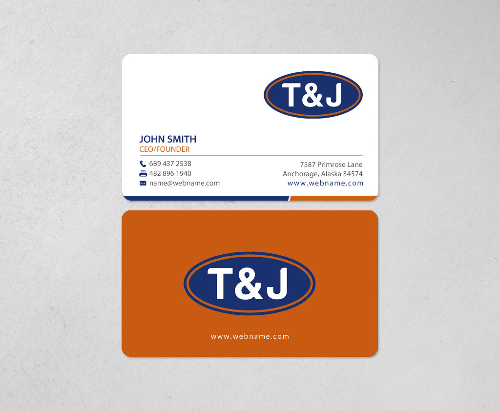 Stationery Design by chandrayaan.creative for T&J | Design #14422782