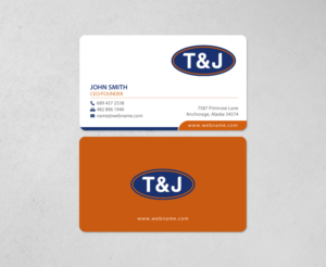 Design de Papeterie par chandrayaan.creative pour T&J | Design : #14422843