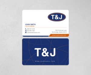 Design de Papeterie par chandrayaan.creative pour T&J | Design : #14422846