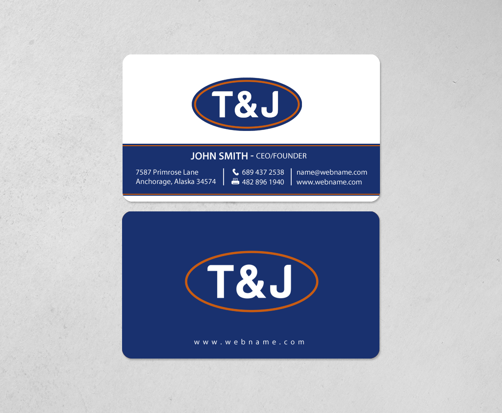 Design de Papeterie par chandrayaan.creative pour T&J | Design #14422868
