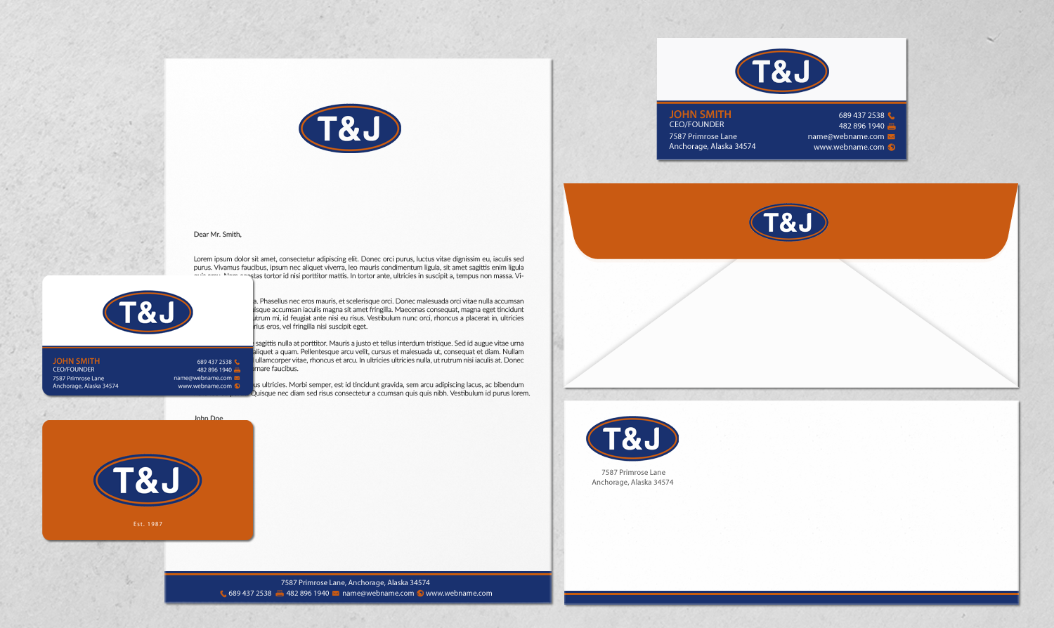 Design de Papeterie par chandrayaan.creative pour T&J | Design #14435238