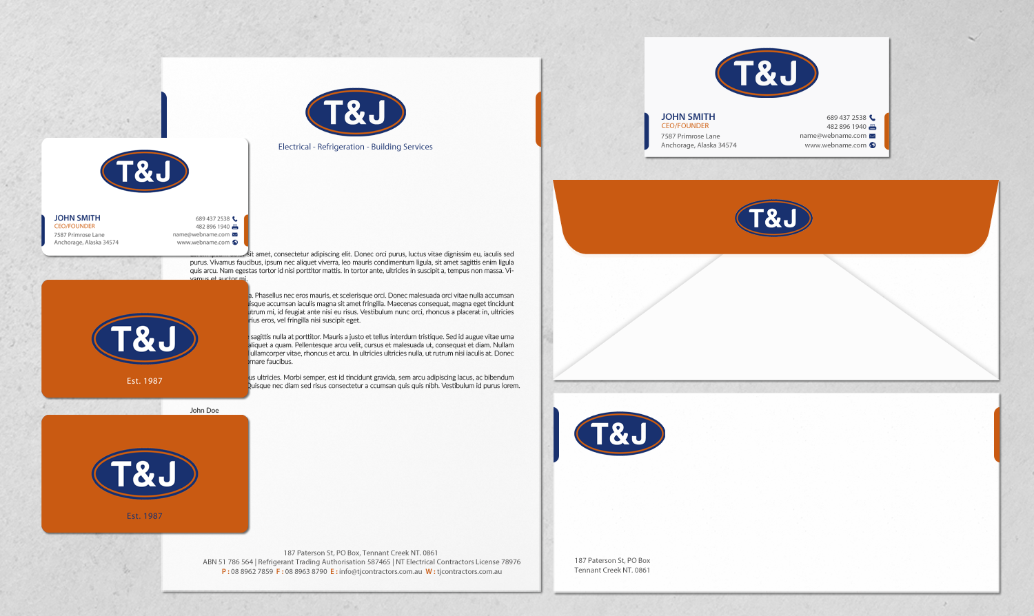 Design de Papeterie par chandrayaan.creative pour T&J | Design #14508693