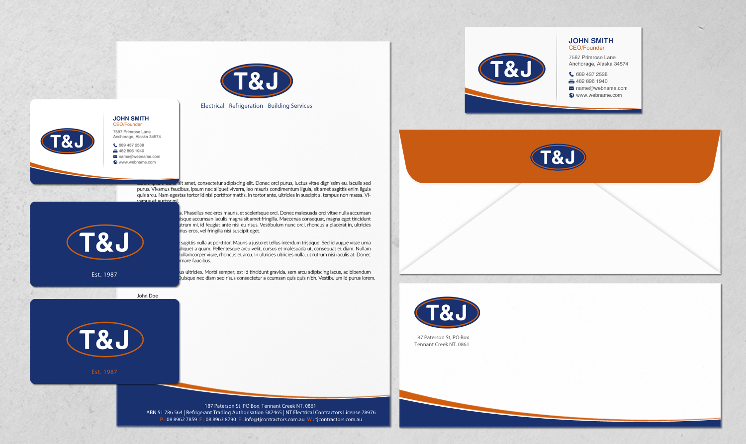 Design de Papeterie par chandrayaan.creative pour T&J | Design #14508695
